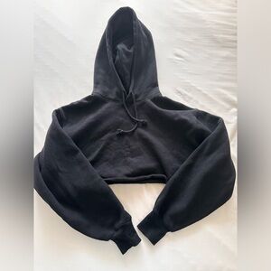 Aritzia TNA Cozy AF Cropped Boyfriend Hoodie
